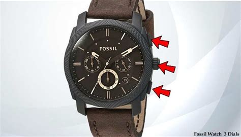 chronograph fossil watch manual